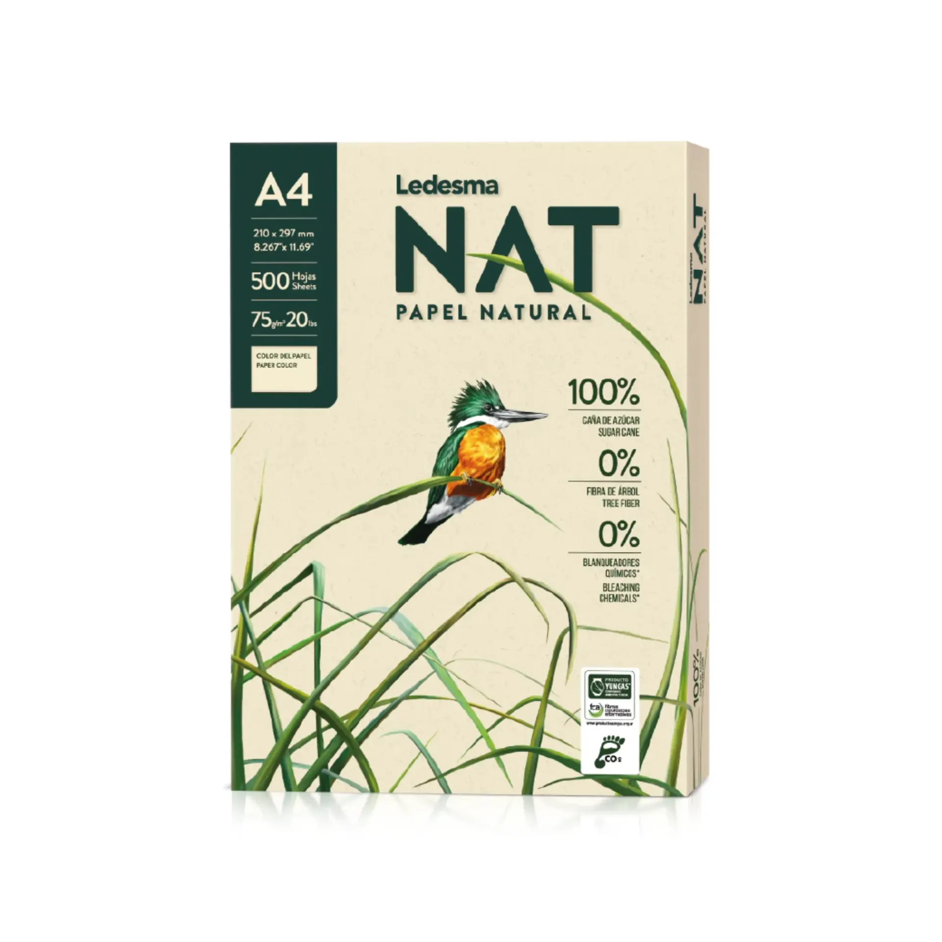 Resma A4 Ledesma Nat 75gr 500 hojas