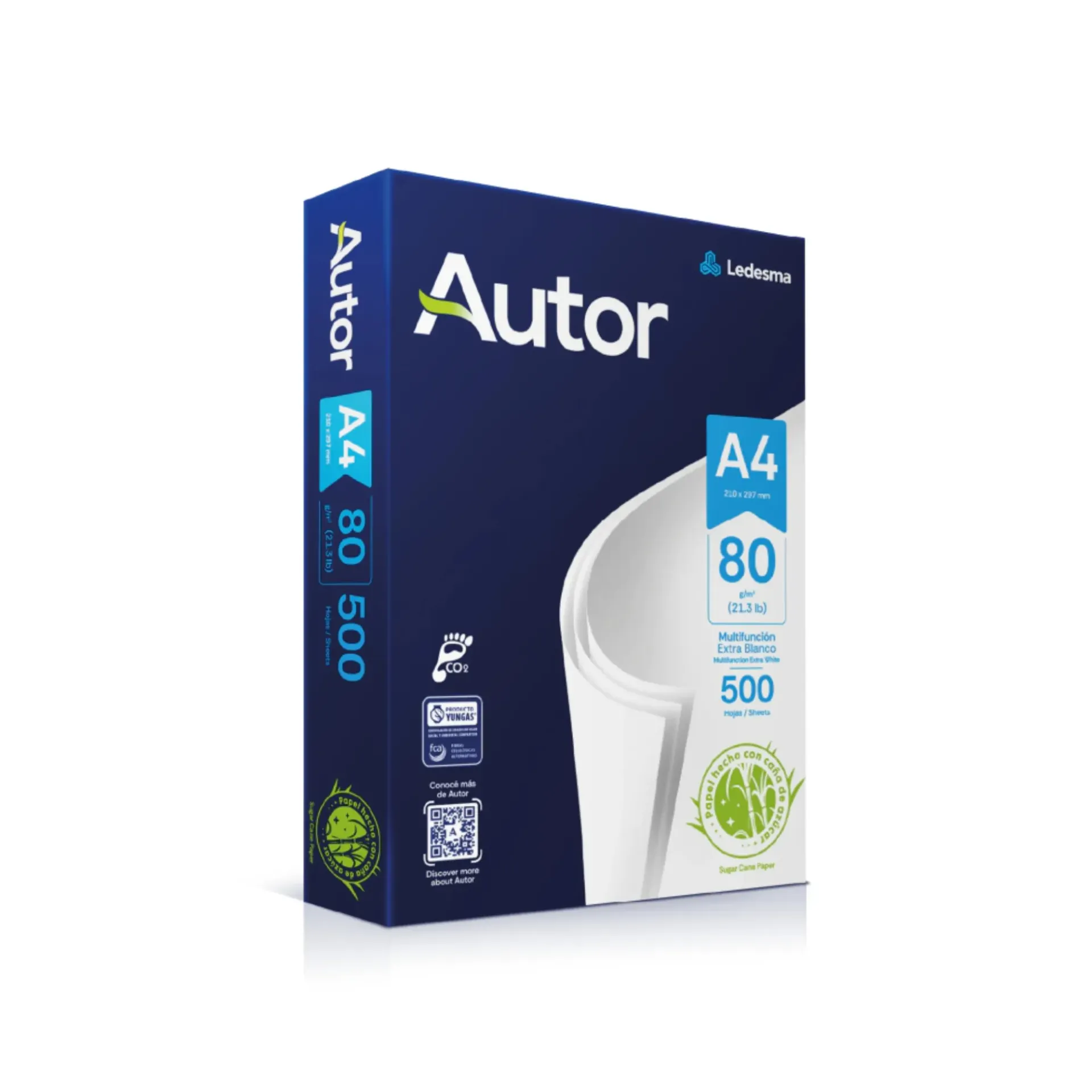 Resma A4 Autor 80gr 500 hojas