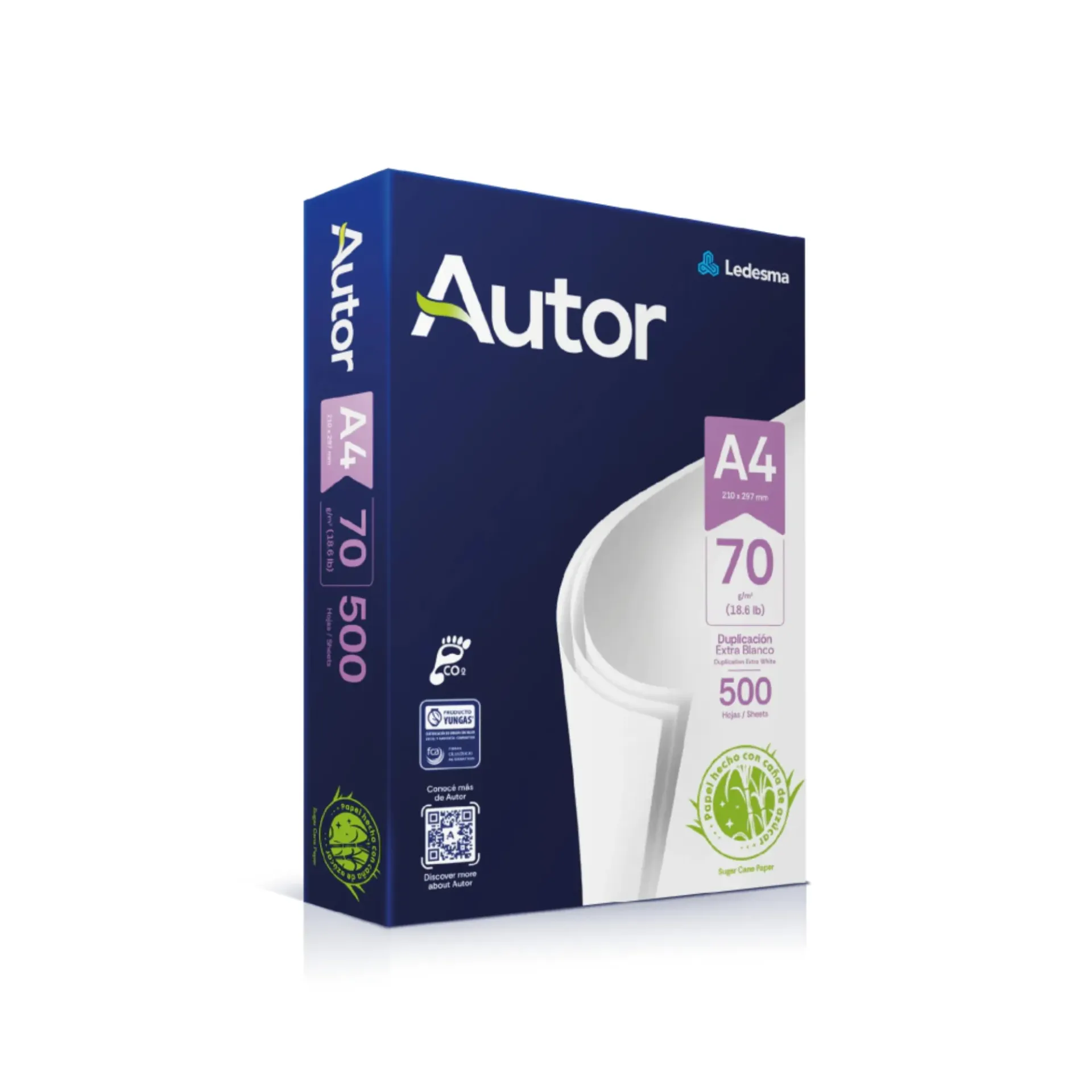 Resma A4 Autor 70gr 500 hojas