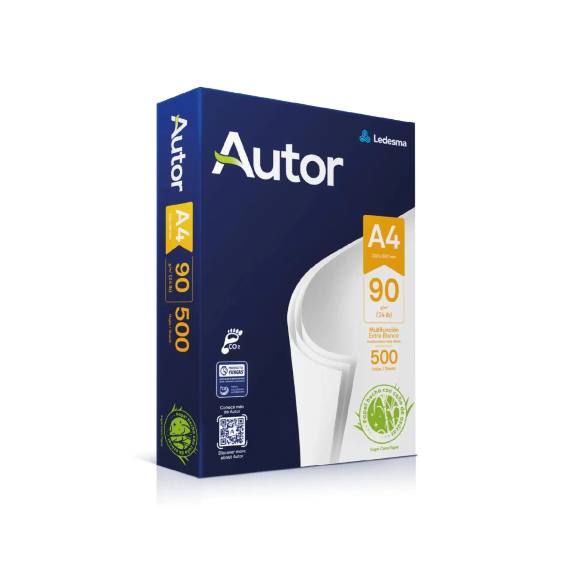 Resma A4 Autor 90gr 500 hojas