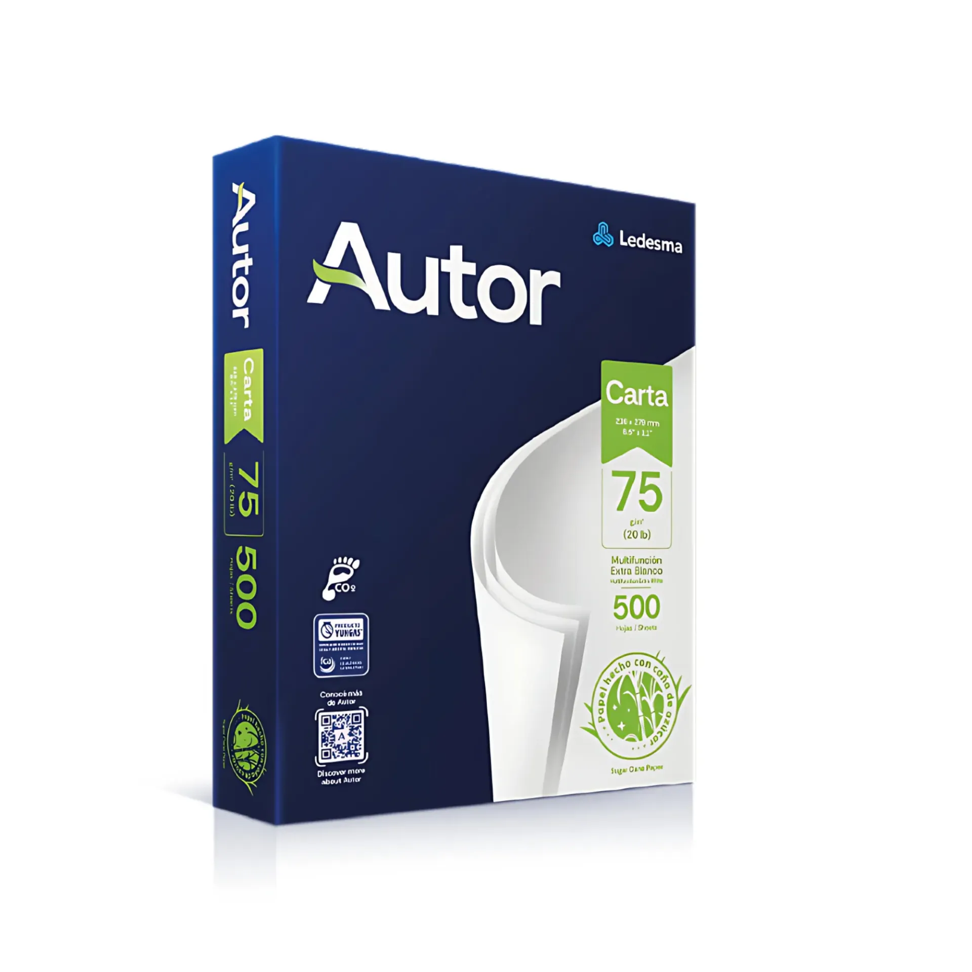 Resma Carta Autor 75gr 500 hojas