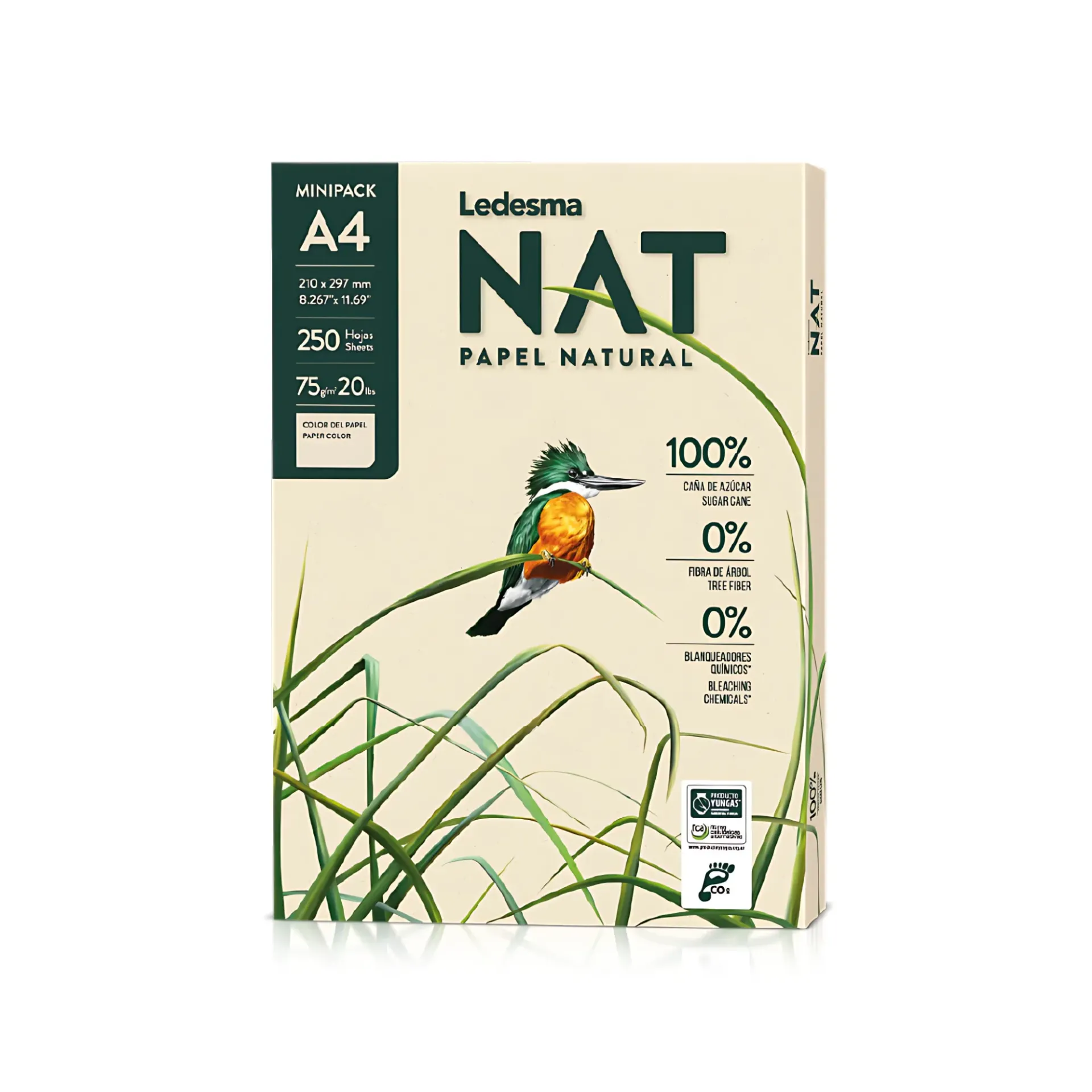 Resma A4 Ledesma Nat 75gr 250 hojas