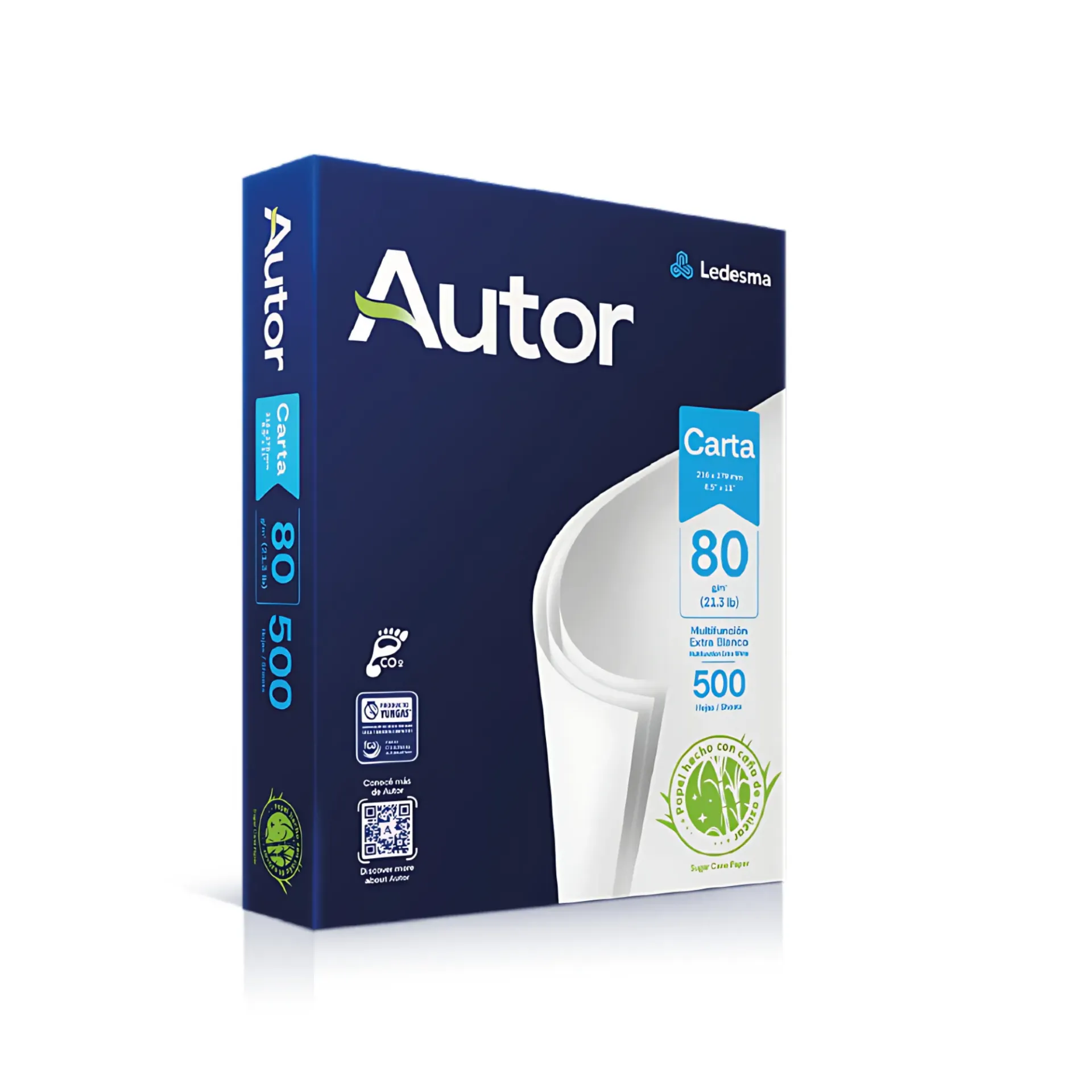 Resma Carta Autor 80gr 500 hojas