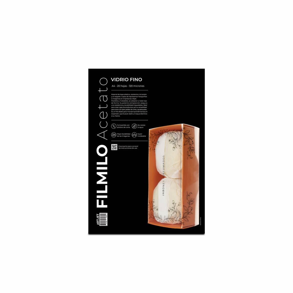 ART-Jet Filmilo Acetato Vidrio Fino