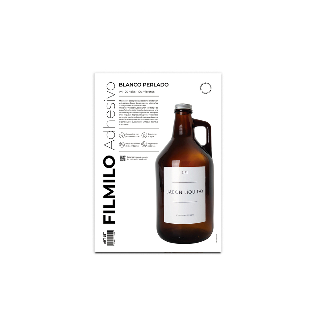 ART-Jet Filmilo Adhesivo Blanco Perlado