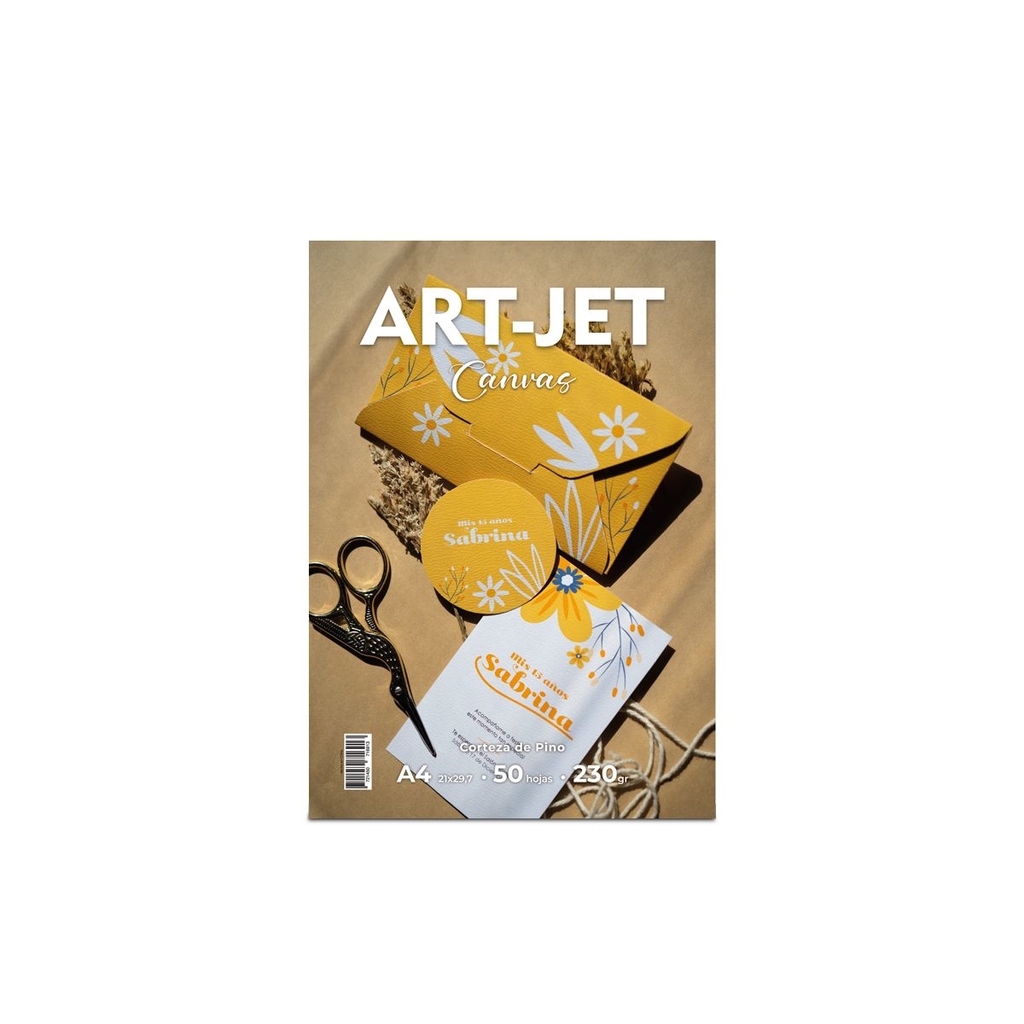 ART-Jet Canvas Brillante Corteza de Pino 230g