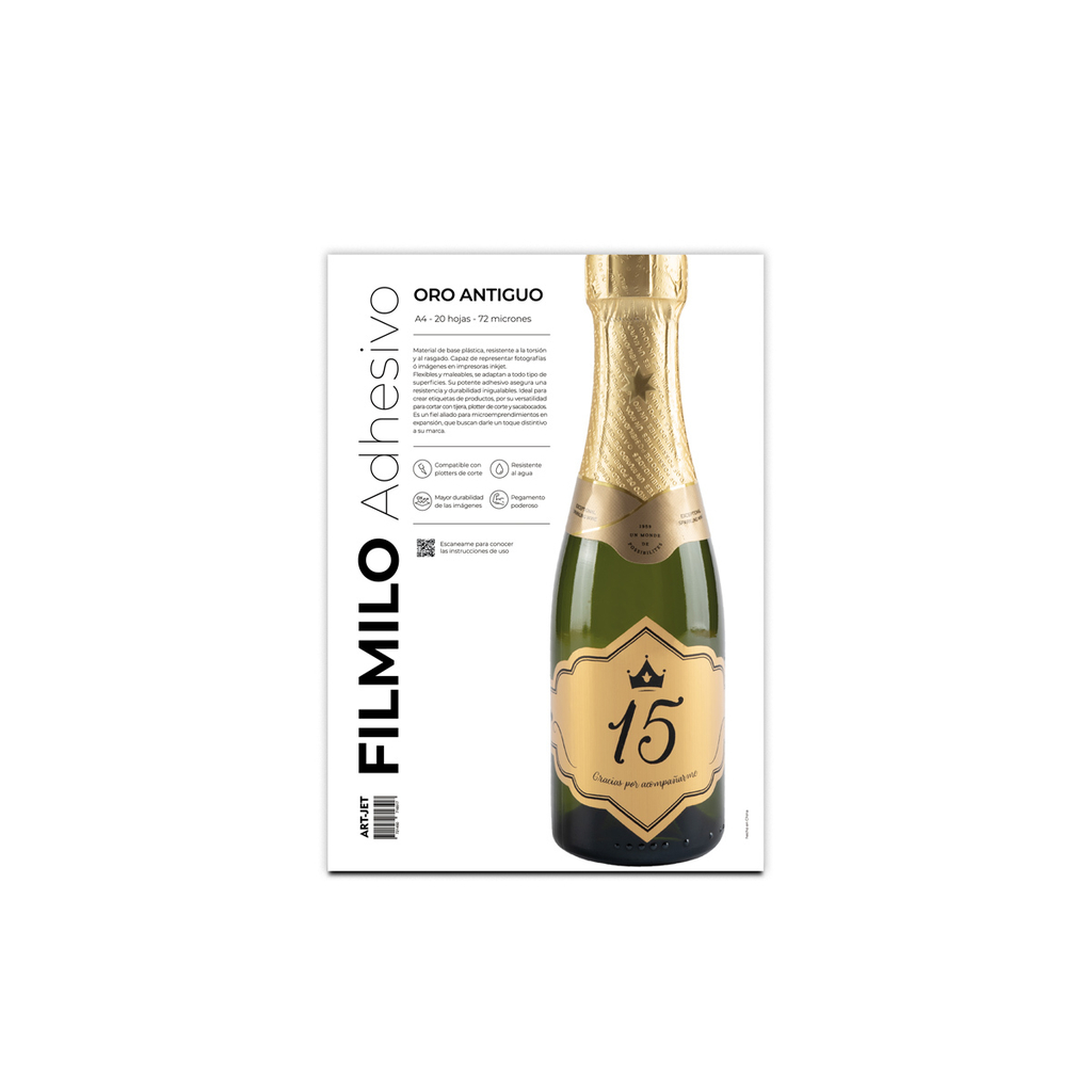 ART-Jet Filmilo Adhesivo Oro Antiguo