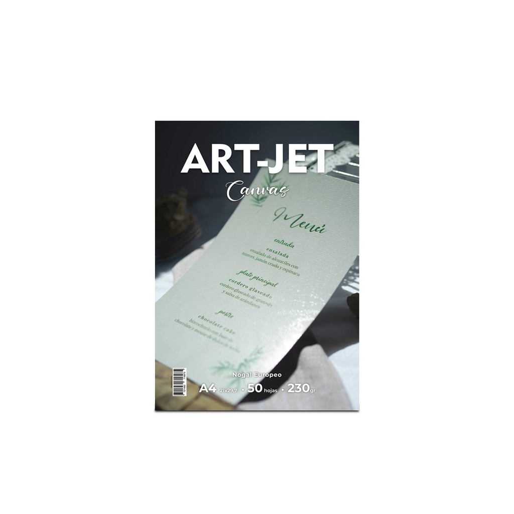 ART-Jet Canvas Brillante Nogal Europeo 230g