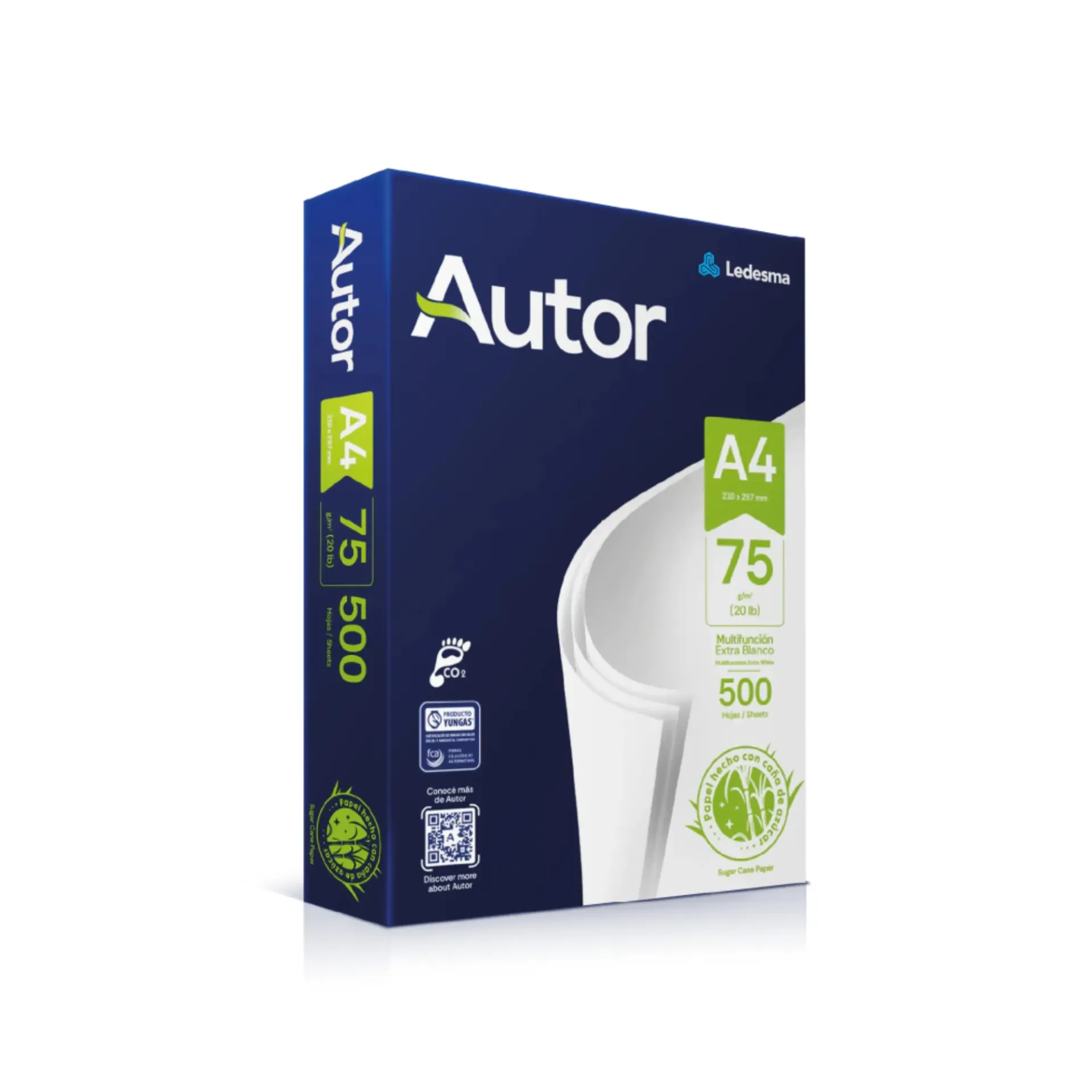 Resma A4 Autor 75gr 500 hojas